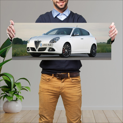 Cuadro 30x80cm Auto 2010 Alfa Romeo Giulietta Cl 274