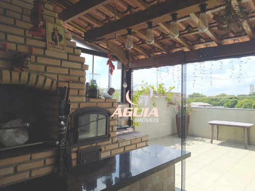 Cobertura Com 2 Dormitórios À Venda, 50 M² Por R$ 392.000,00 - Vila Scarpelli - Santo André/sp - Co0926