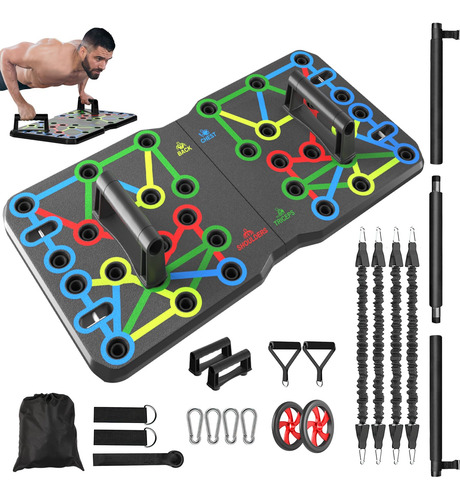 Tabla De Flexiones Aerlang 30 En 2 Accesorios De Fitness Negro