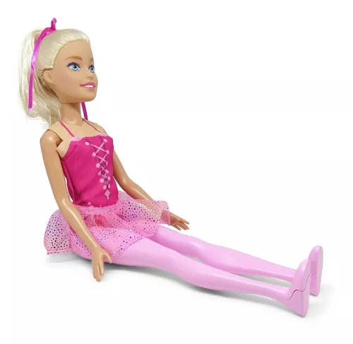 Barbie Profissões Boneca Grande Bailarina 70cm Articulada