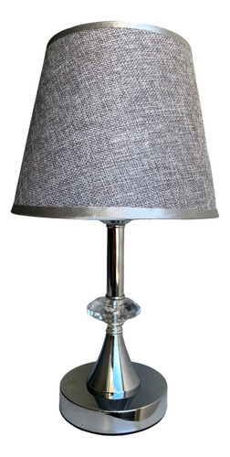 Lámpara Velador Con Pantalla Decoración Dormitorio Sala Mesa