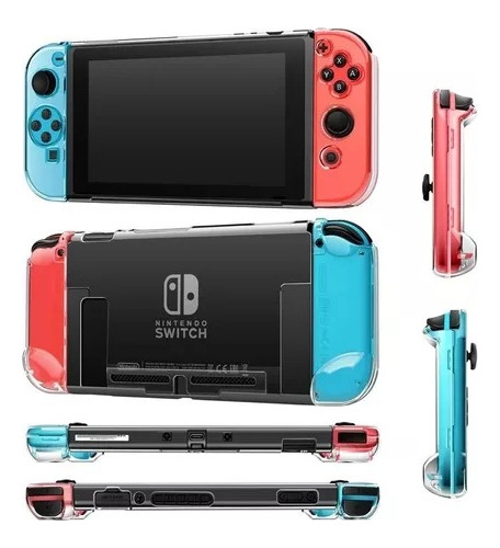 Funda Protector Carcasa Rígida Nintendo Switch Transparente