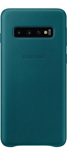 Case Samsung Leather Cover Para Galaxy S10 Normal Verde