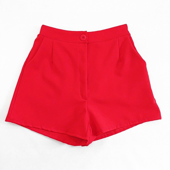 Short Rojo De Vestir Mujer | MercadoLibre 📦