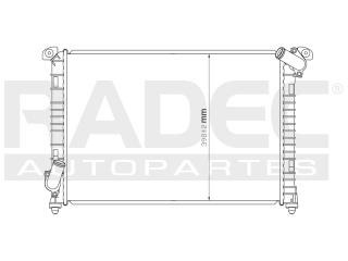 Radiador Mini Cooper S 2008-2009-2010 L4 1.6 Lts Estandar