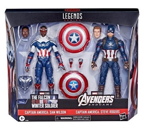 Capitan America Sam Wilson Y Steve Rogers Marvel Legends