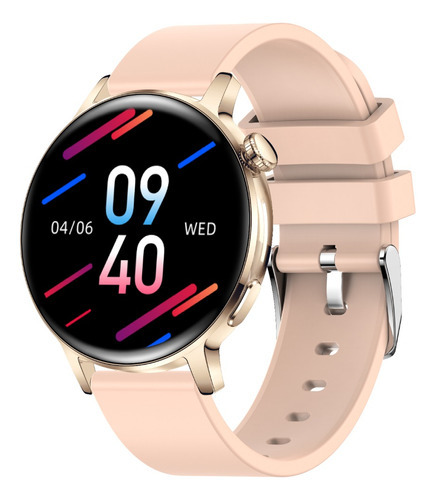 Reloj Smartwatch Smart Kassel Sk-sw2405b Redondo Rosa