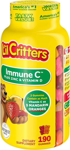 Vitamina C, Zinc Y Vitamina D3 Para Apoyo Inmunológico