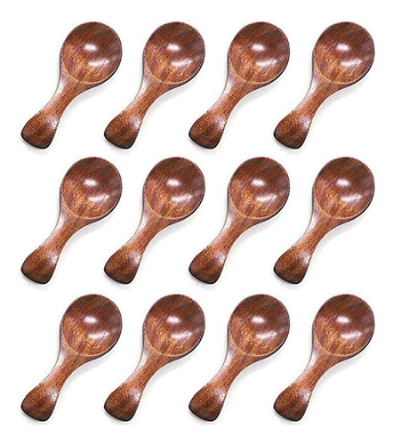 Cuchara Pequeña De Madera, 10 Cucharas De Sal Para Helado, M