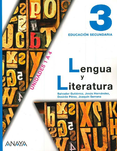 Libro Lengua Y Literatura 3 Educación Secundaria 3 Tomos De