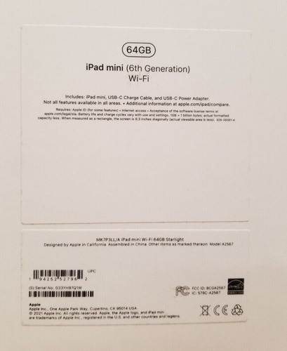 Imagen 4 de 4 de **oferta** Apple iPad Mini (6.ª Generación) 64 Gb Wi-fi - Gr
