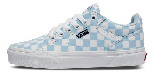 Tenis Checkerboard Active Azul Seldan Mujer Vans Vans