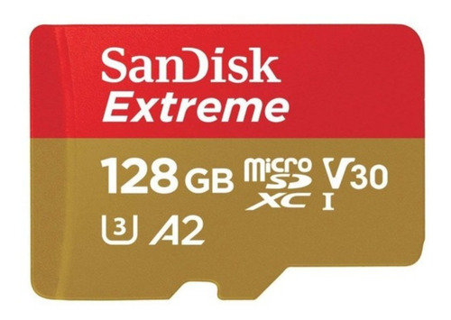 Tarjeta de memoria SanDisk SDSQXA1-128G-GN6MA  Extreme con adaptador SD 128GB