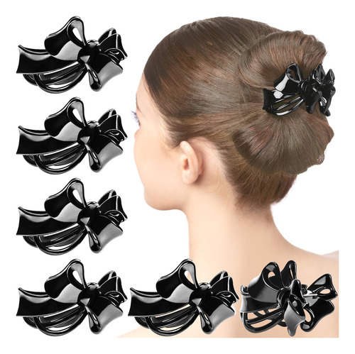 Rc Roche Ornament 6 Pcs Mujer Cute Ribbon Bow Stylish Rng9e