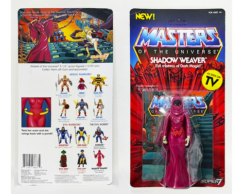 Shadow Weaver Figura Super7 Masters Of The Universe Año 2019 (Usado)
