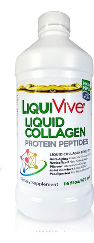 Peptido Colageno Líquido Liquivive 473ml, Life Miracle,