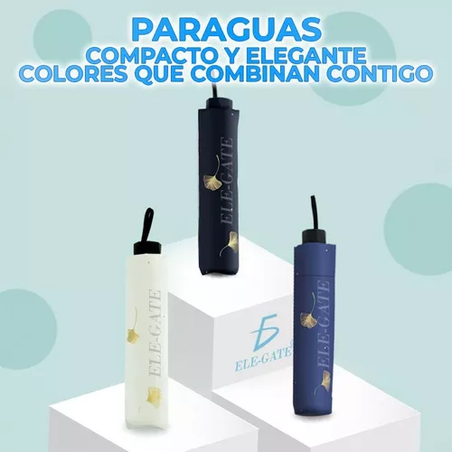 sombrilla Paraguas Transparente De Colores - ELE-GATE