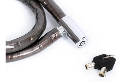 Imagen 2 de 2 de Cadena De Seguridad Antirrobo Reforzada Para Moto Bici Etc