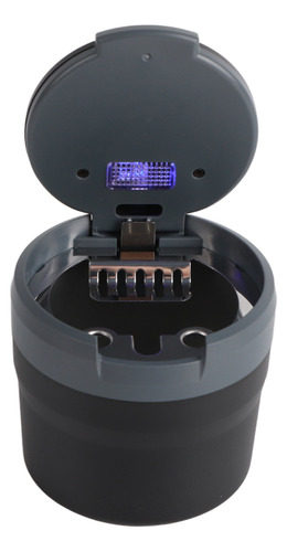 Ceniceros De Coche Con Tapa Y Luz Led Cenicero Portátil Para