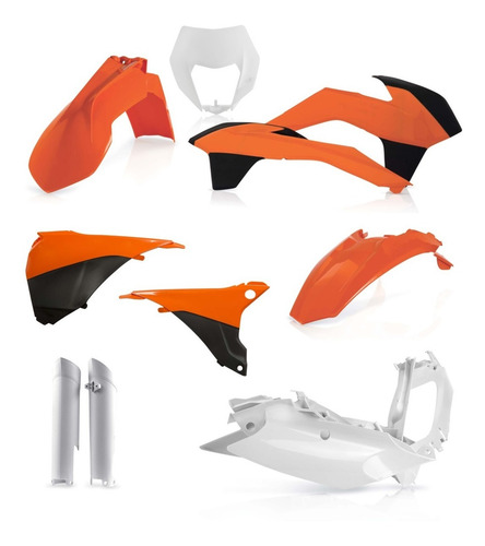 Imagen 1 de 1 de Kit Partes Plasticas Ktm Exc/exc-f Replica 2014 - 2015