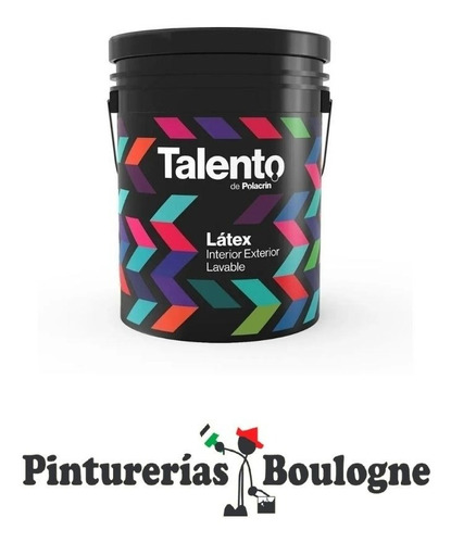 Polacrin Latex Talento Lavable Int/ext Blanco 10 Litros