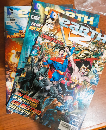 Earth 2 - Dc Comics - 3 Tomos 1-3