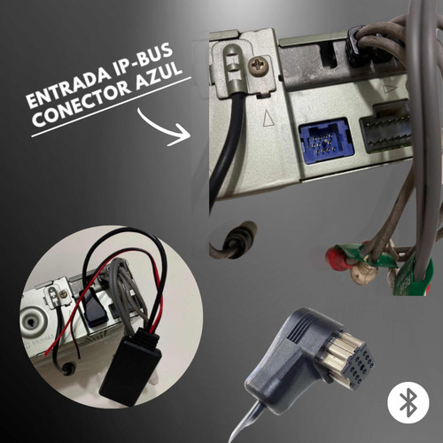 Adaptador Ip-bus C/ Mircrofone Bluetooth Pioneer Deh Keh