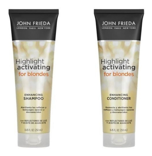 Shampoo Y Acondicionador John Frieda Activador Efectosrubios