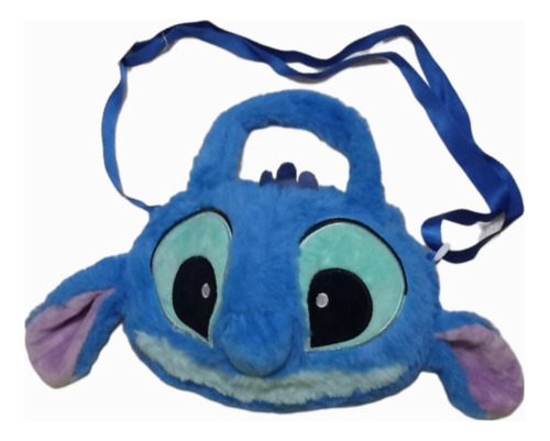 Cartera Bandolero De Stitch Tipo Peluche 