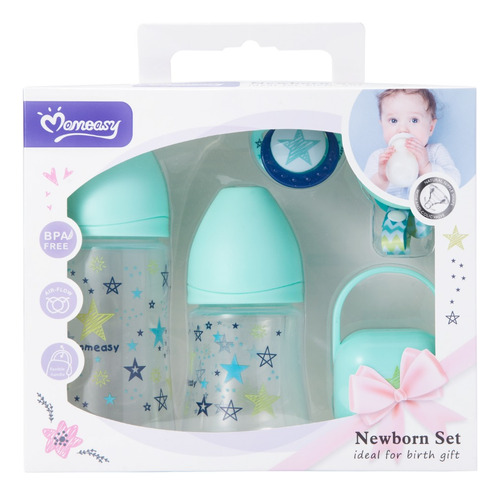 Kit De Biberones Momeasy 5 Piezas