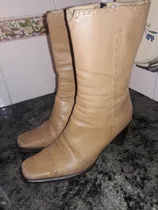 Comprar Botas De Media Caña De Cuero En Camel