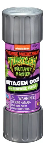 Tortugas Ninja Slime En Tubo + Figura Sorpresa Ooze Mutagen