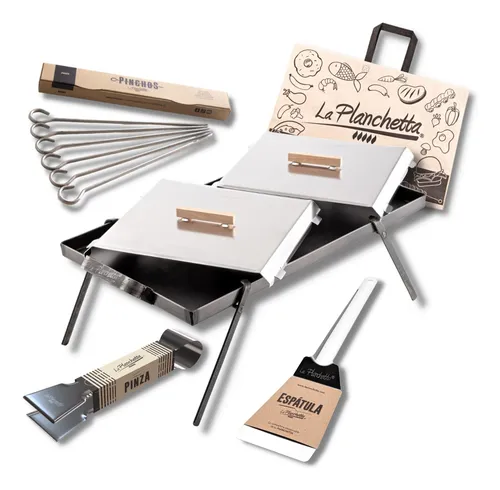 comprar Kit Plancheta+ Tapas+ Espátula+ Patas+ Pinchos+ Pinza+ Bolsa