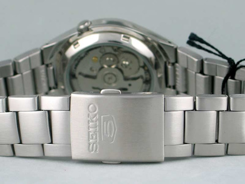 Reloj Seiko 5 Snk607 Autentico Japones Automático Plateado Plateado Negro