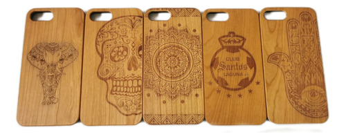 Lote De Fundas De Madera Para I Phone 6, 7 & 8 Y 6+, 7+ & 8+