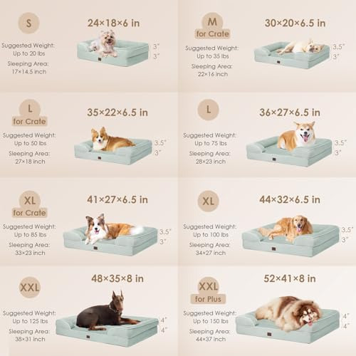 Cama Ortopédica Para Perros Medianos, Espuma Viscoelástica,