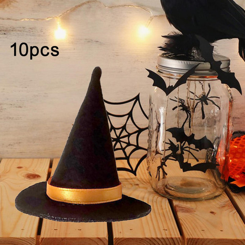 2025 10 Piezas Pequeño Sombrero De Mago, Mini Diadema Diy
