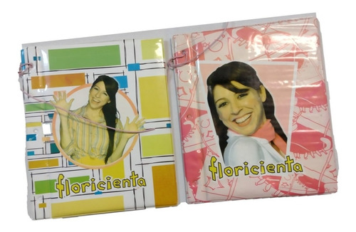 Carpeta Escolar 2 Tapas N°3 Pvc Floricienta Retro 