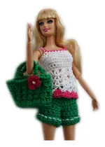 Comprar Conjuntos Ropa Barbie Crochet Accesorios Shorts