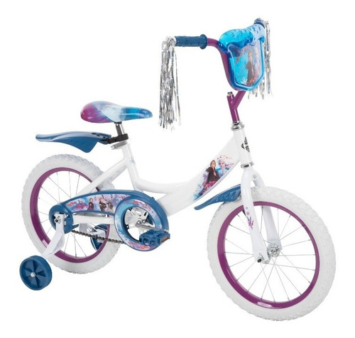 Bicicleta Infantil Huffy Frozen Disney Rodada 16 Niñas