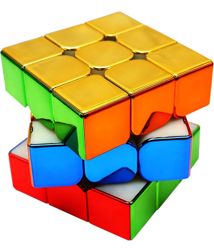 Cubo De Velocidad 3x3, Cubo Mágico Con Superficie De Espejo,
