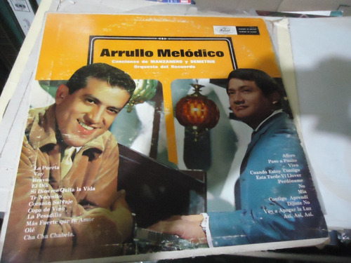 Orquesta Del Recuerdo Canciones De Manzanero Y Demetrio Lp