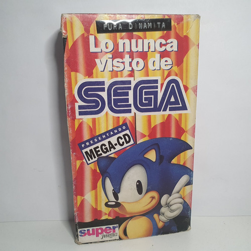 Cassete Vhs - Lo Nunca Visto De Sega - Megacd