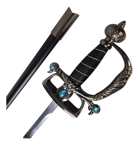 Espada Decorativa Rapieira Para Esgrima Europeia 119cm