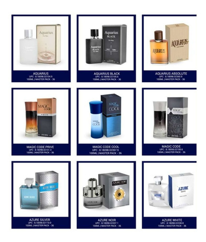 Perfume Marca Mirage Brands  6 Perfumes