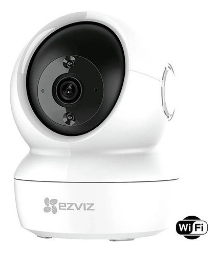 Câmera Wifi Ezviz Hikvision C6n Ir 2mp Gira 360° Via Celular