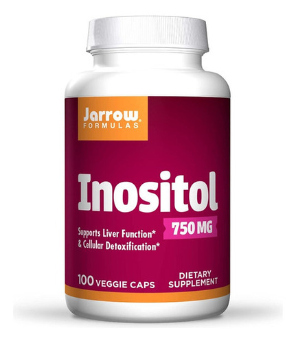 Inositol 750 Mg Jarrow Formulas Apoyo Del Higado 100 Caps