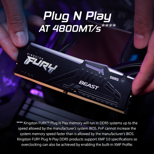 Computadora De Sobreaceleración Kingston Fury Ddr5 De 64 Gb