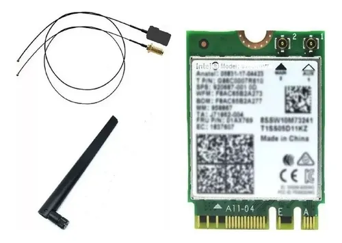 Placa Wifi P/ Mini Pc Dell 3050+antenas Interna/externa Placa Wifi P/ Mini Pc Dell 3050+antenas Interna/externa