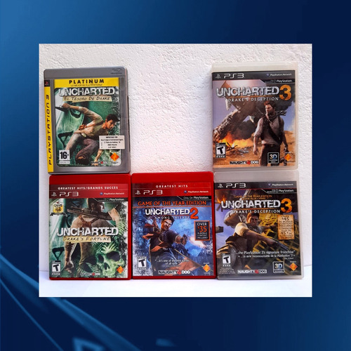 Saga Uncharted (ps3) - Juegos Originales Playstation 3
